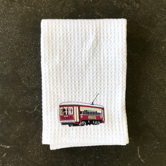 Red Streetcar Towel